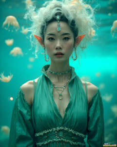 Female Elves – AI Fantasy Art Collection