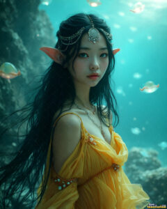 Female Elves – AI Fantasy Art Collection