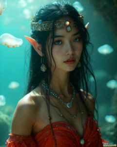 Female Elves – AI Fantasy Art Collection