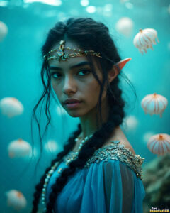 Female Elves – AI Fantasy Art Collection