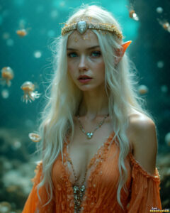 Female Elves – AI Fantasy Art Collection