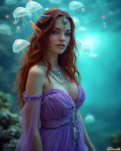 Female Elves – AI Fantasy Art Collection