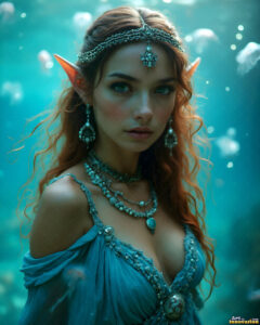 Female Elves – AI Fantasy Art Collection