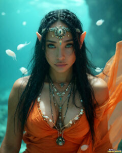 Female Elves – AI Fantasy Art Collection