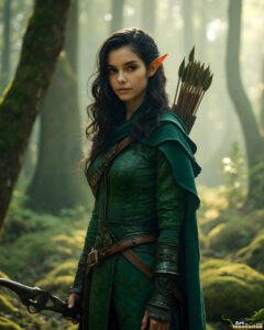 Female Elves – AI Fantasy Art Collection