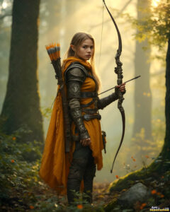 Female Elves – AI Fantasy Art Collection
