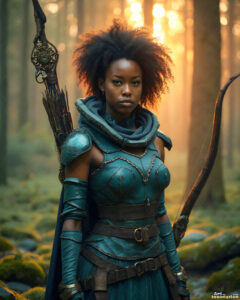 Female Elves – AI Fantasy Art Collection