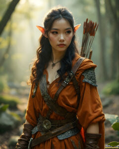 Female Elves – AI Fantasy Art Collection