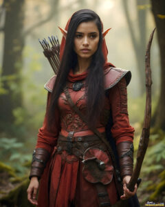 Female Elves – AI Fantasy Art Collection