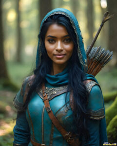 Female Elves – AI Fantasy Art Collection