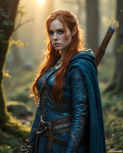 Female Elves – AI Fantasy Art Collection