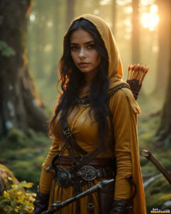 Female Elves – AI Fantasy Art Collection