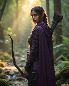 Female Elves – AI Fantasy Art Collection
