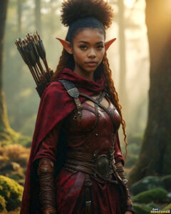 Female Elves – AI Fantasy Art Collection