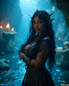Female Elves – AI Fantasy Art Collection