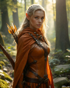 Female Elves – AI Fantasy Art Collection