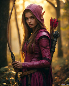 Female Elves – AI Fantasy Art Collection