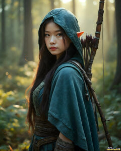 Female Elves – AI Fantasy Art Collection