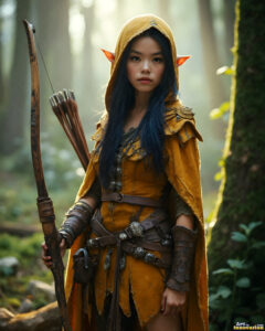 Female Elves – AI Fantasy Art Collection
