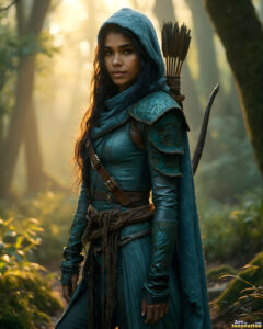 Female Elves – AI Fantasy Art Collection