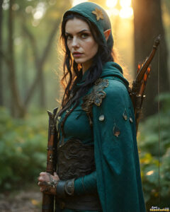 Female Elves – AI Fantasy Art Collection