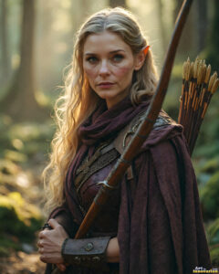 Female Elves – AI Fantasy Art Collection