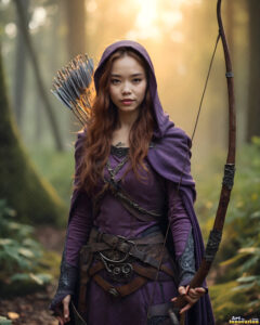 Female Elves – AI Fantasy Art Collection