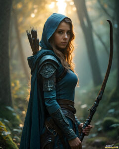 Female Elves – AI Fantasy Art Collection
