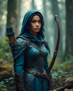 Female Elves – AI Fantasy Art Collection