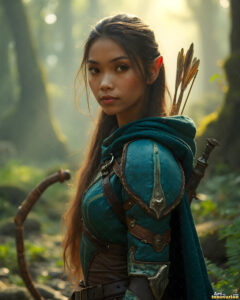 Female Elves – AI Fantasy Art Collection