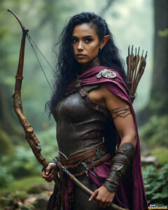 Female Elves – AI Fantasy Art Collection