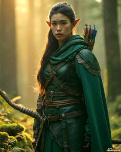 Female Elves – AI Fantasy Art Collection