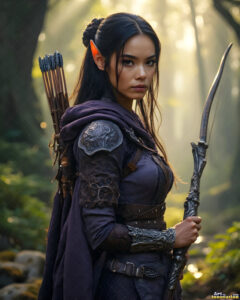 Female Elves – AI Fantasy Art Collection