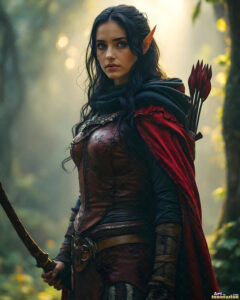 Female Elves – AI Fantasy Art Collection