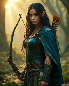 Female Elves – AI Fantasy Art Collection