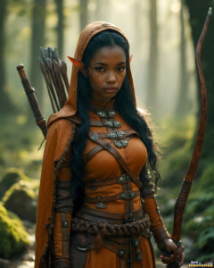 Female Elves – AI Fantasy Art Collection