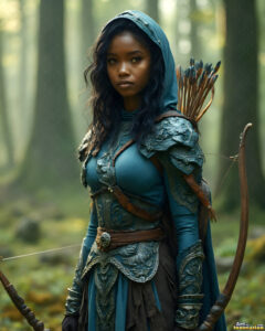 Female Elves – AI Fantasy Art Collection