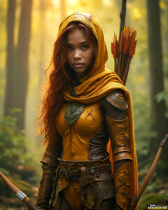 Female Elves – AI Fantasy Art Collection