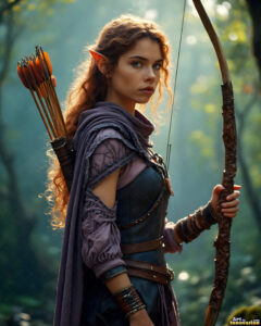 Female Elves – AI Fantasy Art Collection