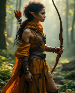 Female Elves – AI Fantasy Art Collection