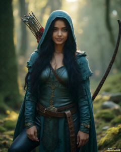 Female Elves – AI Fantasy Art Collection
