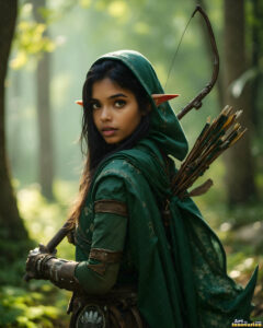 Female Elves – AI Fantasy Art Collection