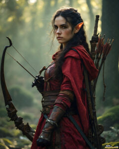 Female Elves – AI Fantasy Art Collection