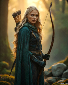 Female Elves – AI Fantasy Art Collection