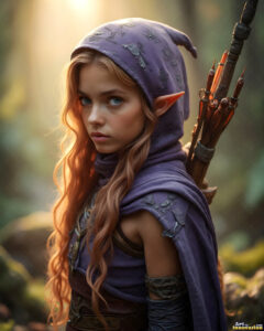 Female Elves – AI Fantasy Art Collection