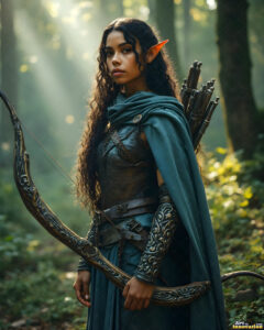 Female Elves – AI Fantasy Art Collection