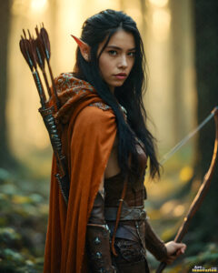Female Elves – AI Fantasy Art Collection
