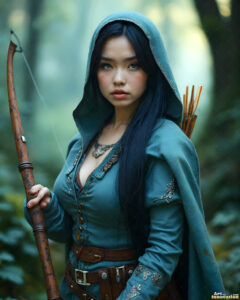 Female Elves – AI Fantasy Art Collection