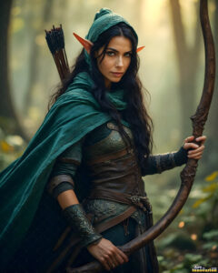 Female Elves – AI Fantasy Art Collection