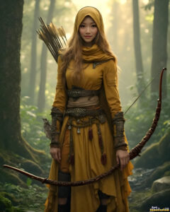 Female Elves – AI Fantasy Art Collection